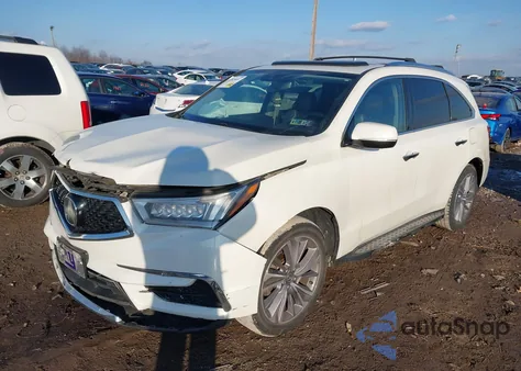 2017 Acura Mdx Technology Package из США, поврежденный, VIN 5FRYD4H57HB038562